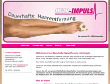 Tablet Screenshot of hair-impuls.de